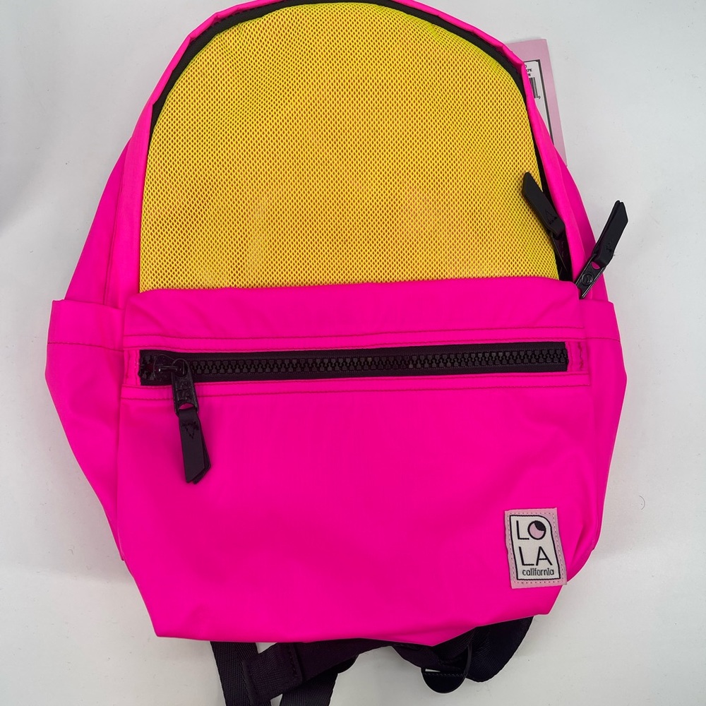 Lola California womens neon backpack